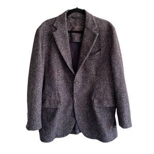 Circolo 1901 Purple Cotton Stretch 2 Button Front Blazer Jacket Sport Coat 56